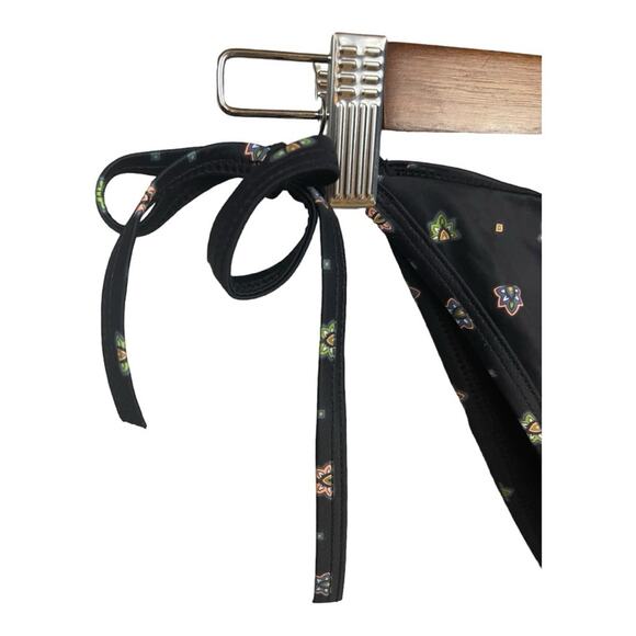 RVCA Foulard French Mid Rise Bikini‎ Bottom in Black Size M NWT - Picture 6 of 11